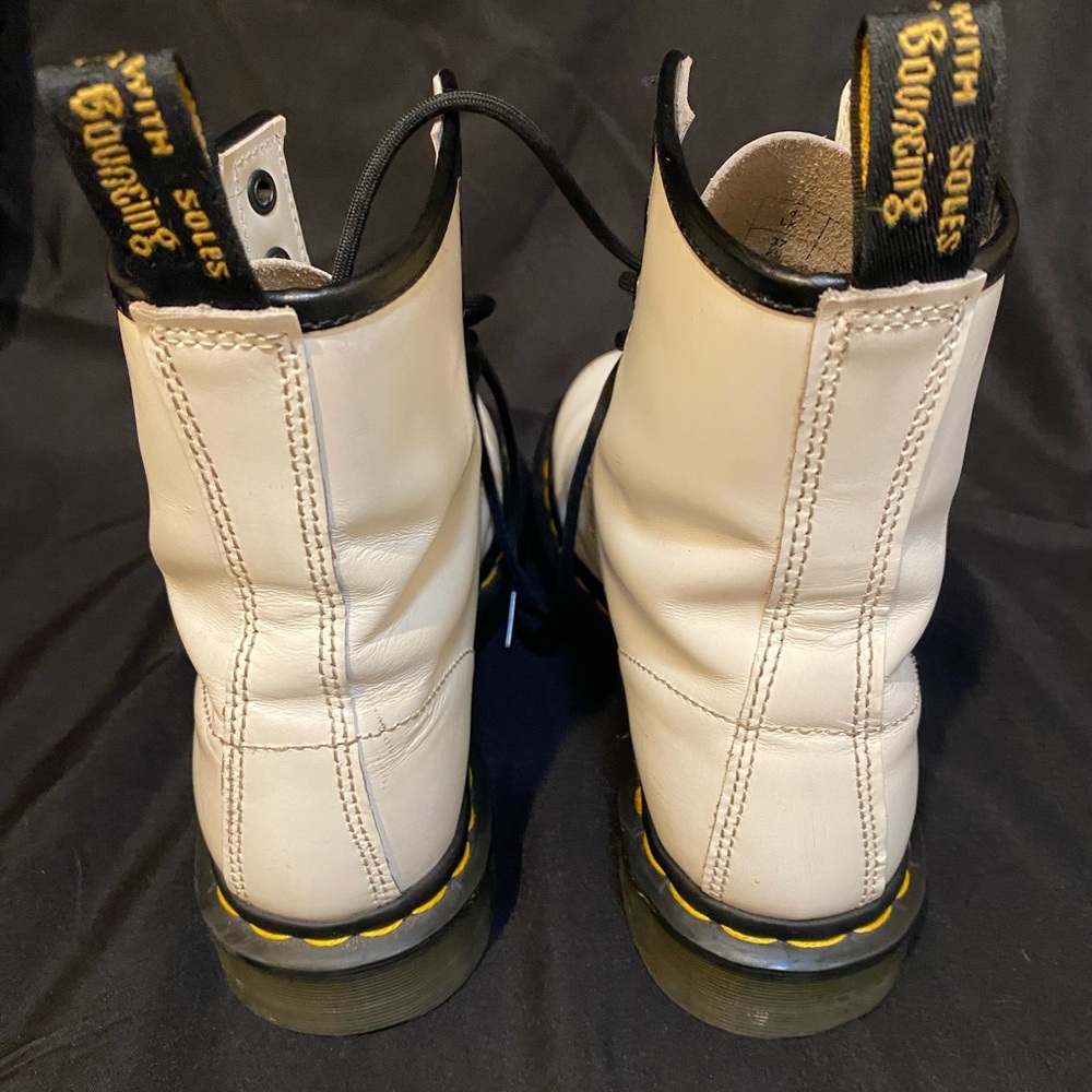 Dr. Martens 1460 White Combat Boots - Size 6 - Picture 5 of 9